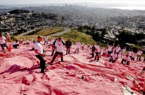 Annual Pink Triangle Installation